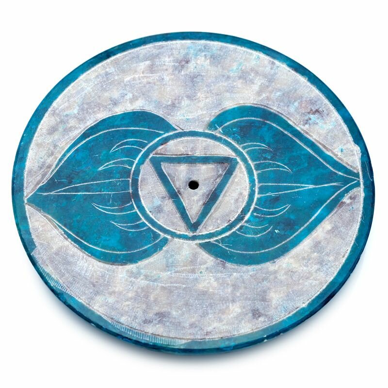 set van 7 chakra wierookbranders zeepsteen 