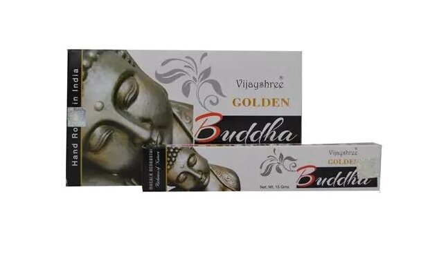 golden nag boeddha wierook