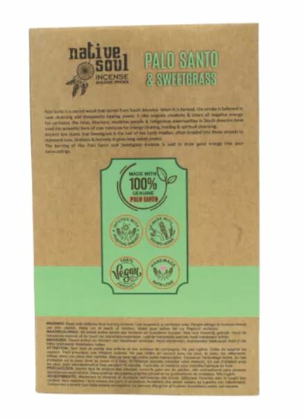 native soul palo santo sweetgrass wierook