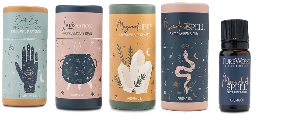 celestial magic olie set van 4