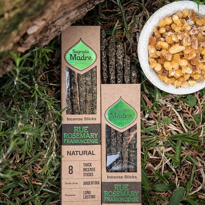 Rue rozemarijn frankincense sagrada madre wierook