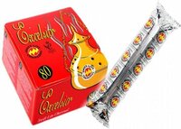 Houtskool tabletten excelsior doos 8 rollen