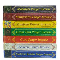 Tibetan Prayer incense set van 7