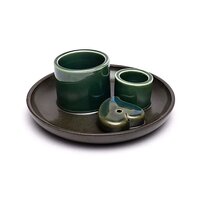 Wierookbrander voor Palo Santo houtje en smudgestick petrol