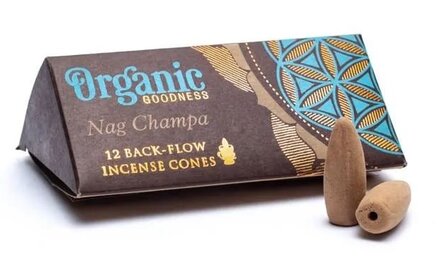 nag champa backflow wierookkegel organic goodness