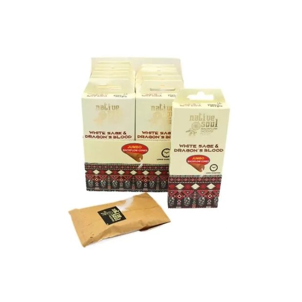 backflow white sage dragonsblood wierook