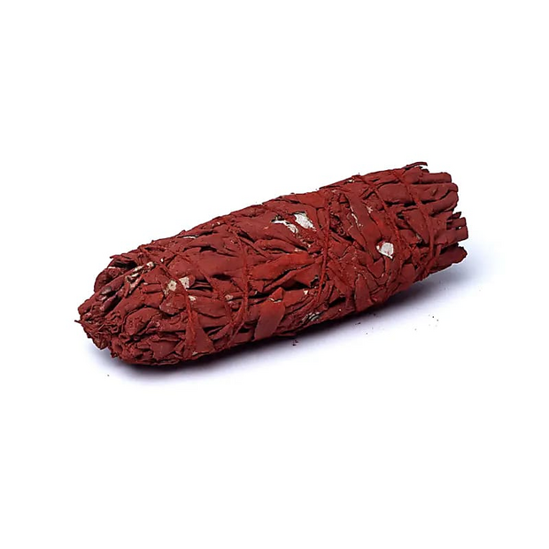 witte salie met dragonsblood smudge stick
